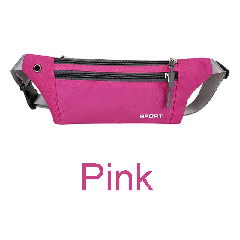 Men And Women Sport Waist Fanny Pack Or Crossbody Wallet Belt