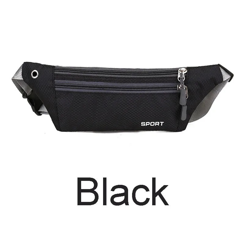 Men And Women Sport Waist Fanny Pack Or Crossbody Wallet Belt