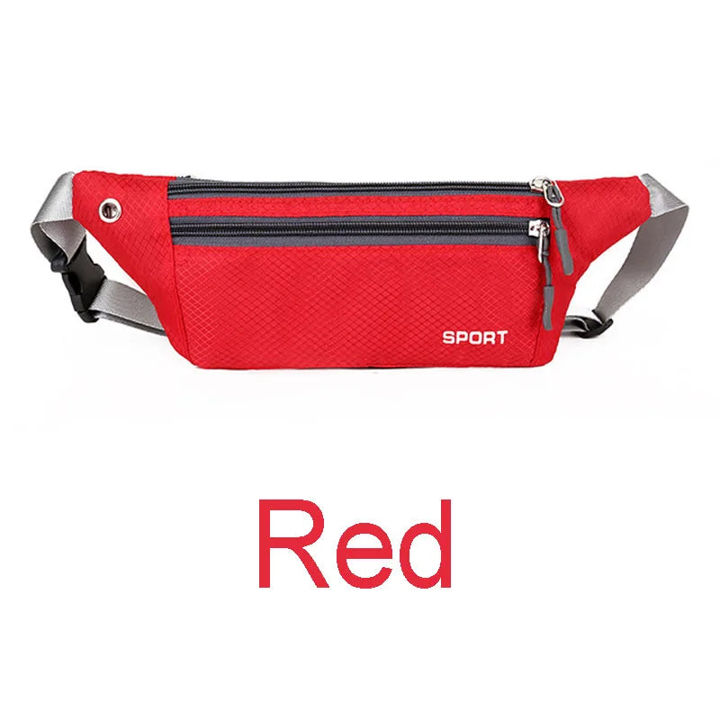 Men And Women Sport Waist Fanny Pack Or Crossbody Wallet Belt
