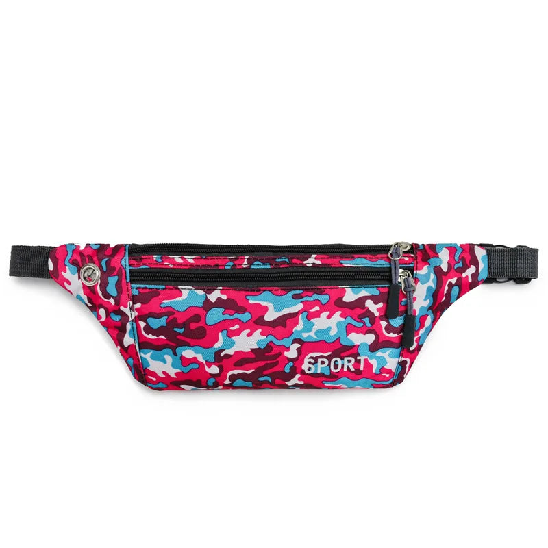 Men And Women Sport Waist Fanny Pack Or Crossbody Wallet Belt