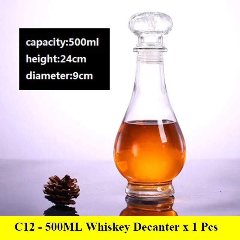 1000 ml Novelty styles barware wine and whiskey decanters