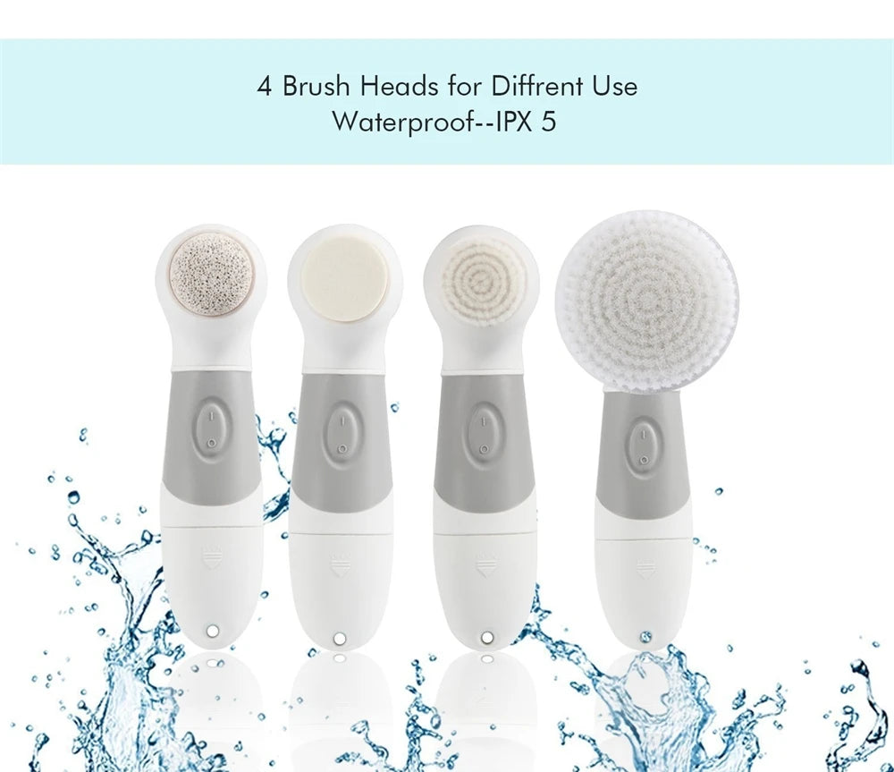 4 in 1 Electric Cleansing Facial Brush