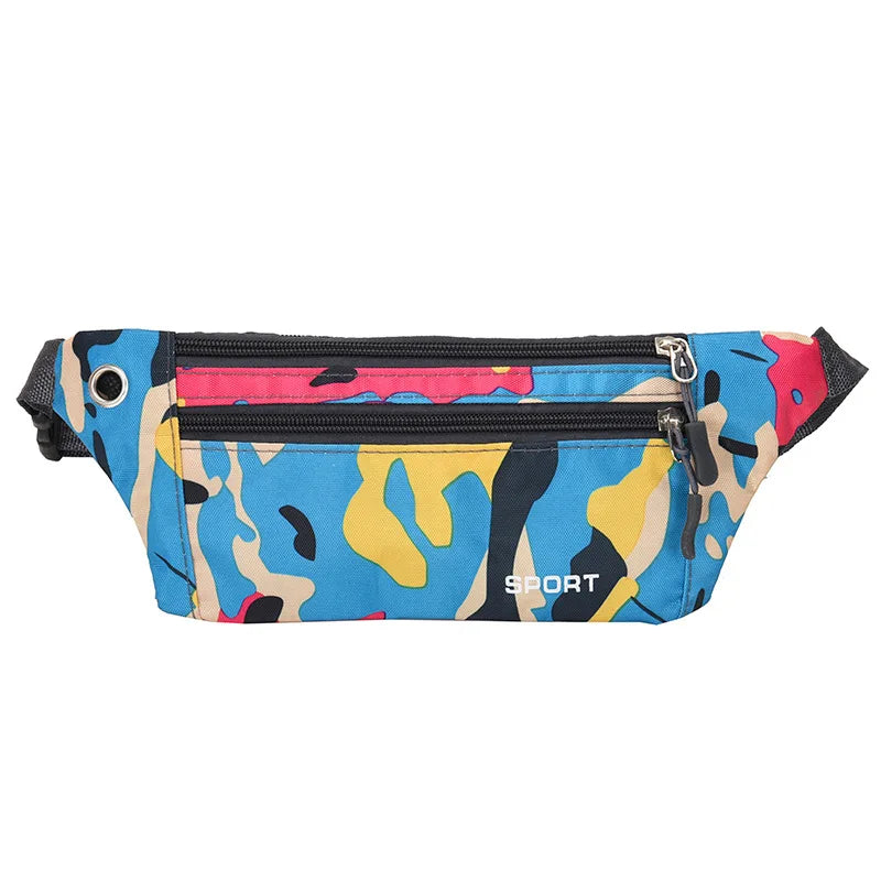 Men And Women Sport Waist Fanny Pack Or Crossbody Wallet Belt