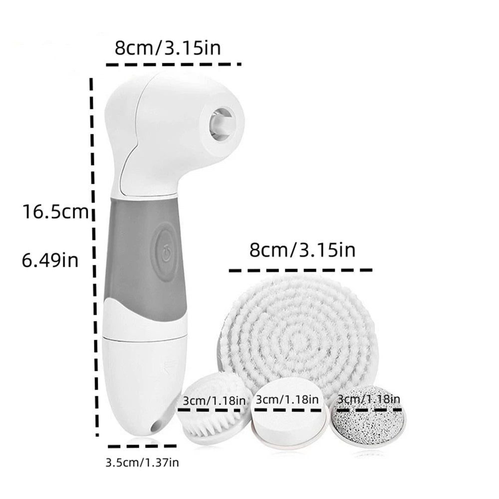 4 in 1 Electric Cleansing Facial Brush