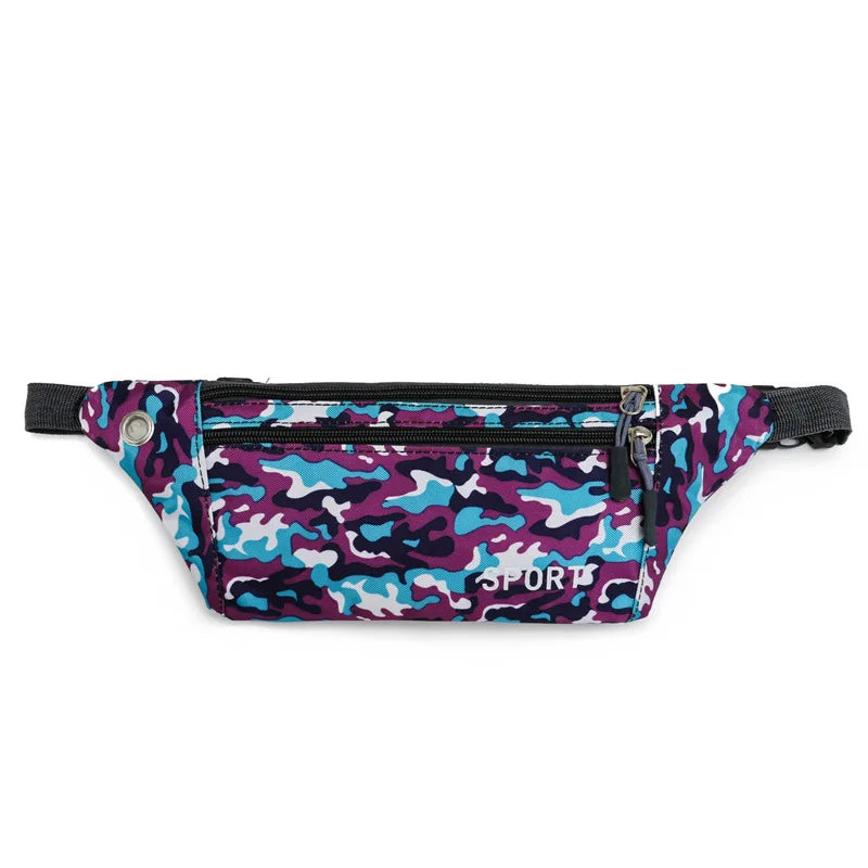 Men And Women Sport Waist Fanny Pack Or Crossbody Wallet Belt