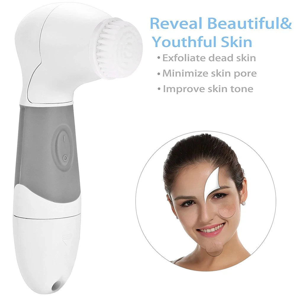 4 in 1 Electric Cleansing Facial Brush