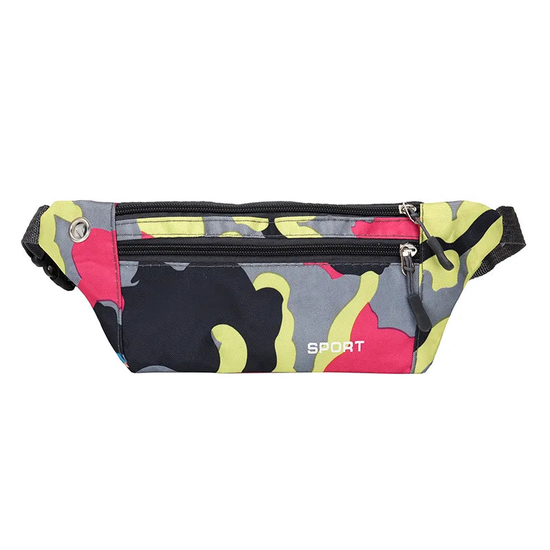 Men And Women Sport Waist Fanny Pack Or Crossbody Wallet Belt
