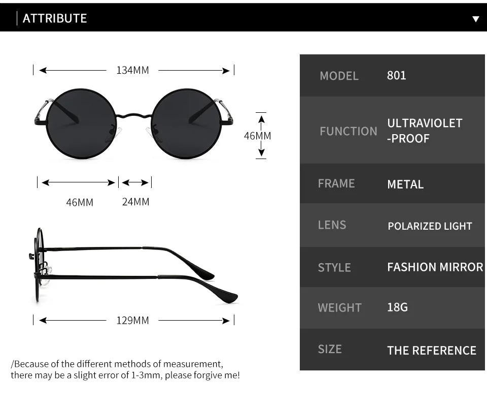 Men And Women Retro Polarized Sunglasses