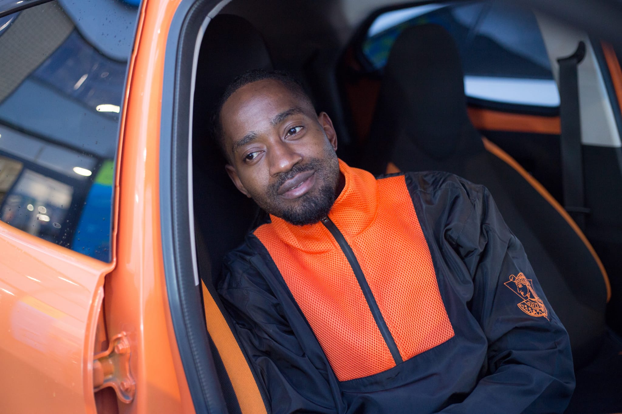 Naut Tekne Mk-1 – Opium Black and Orange Tracksuit