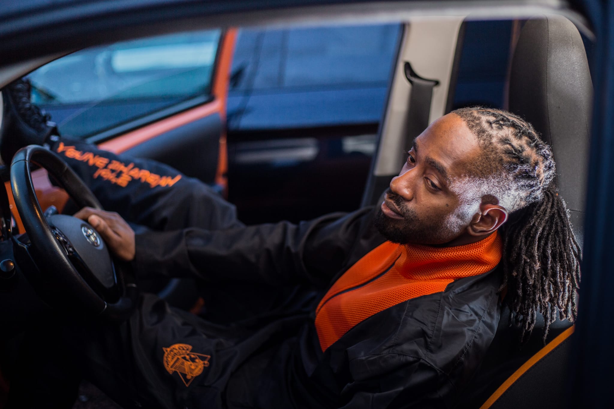 Naut Tekne Mk-1 – Opium Black and Orange Tracksuit