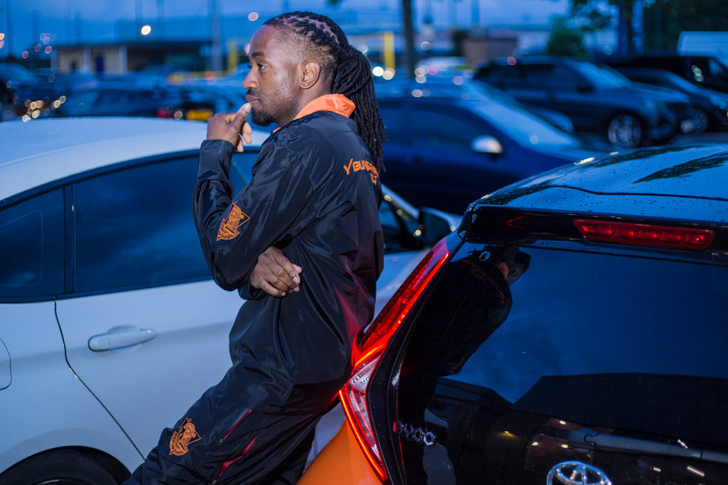 Naut Tekne Mk-1 – Opium Black and Orange Tracksuit