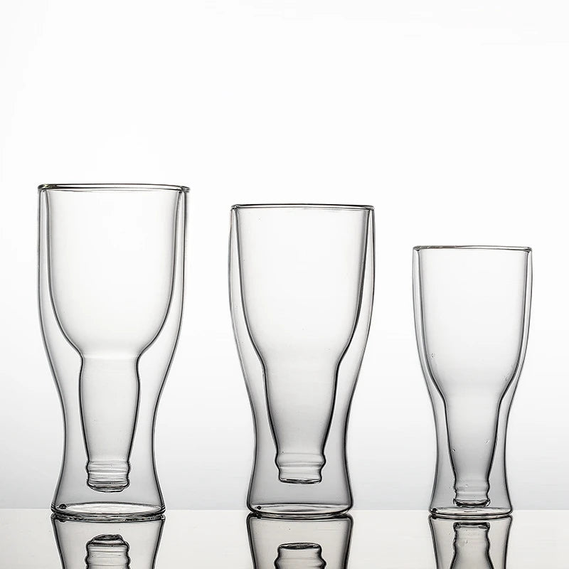 Bottle Style Double Wall Cocktail  Mugs