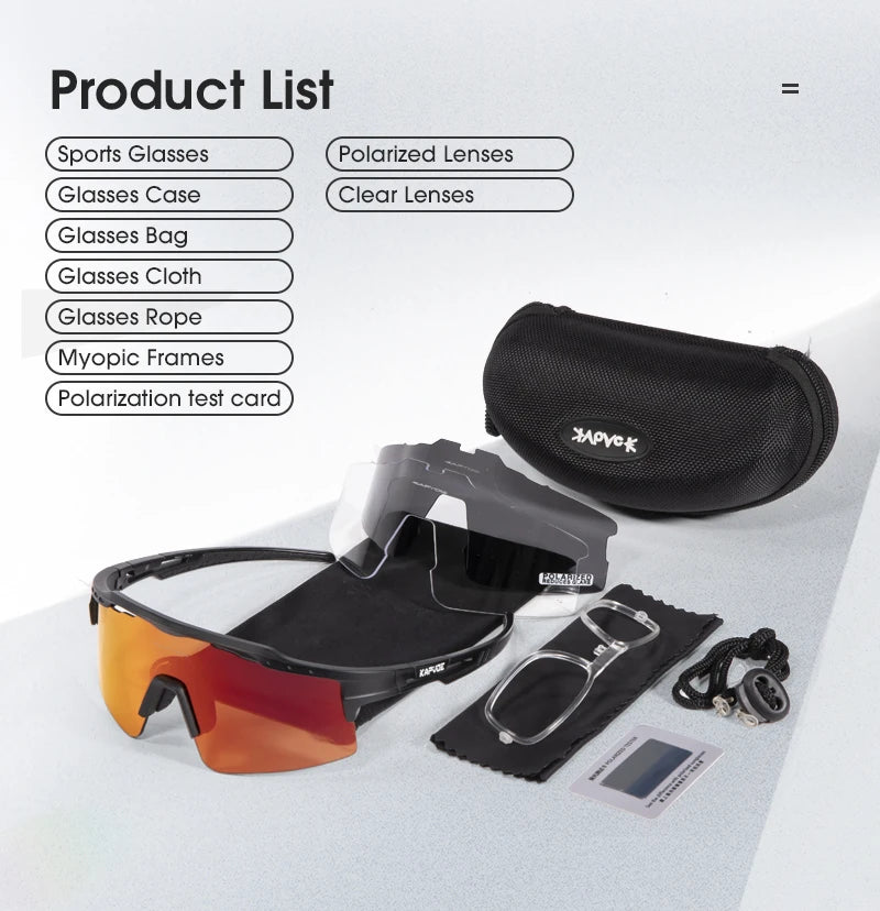 Men And Woman Cycling Polarized Sunglasses