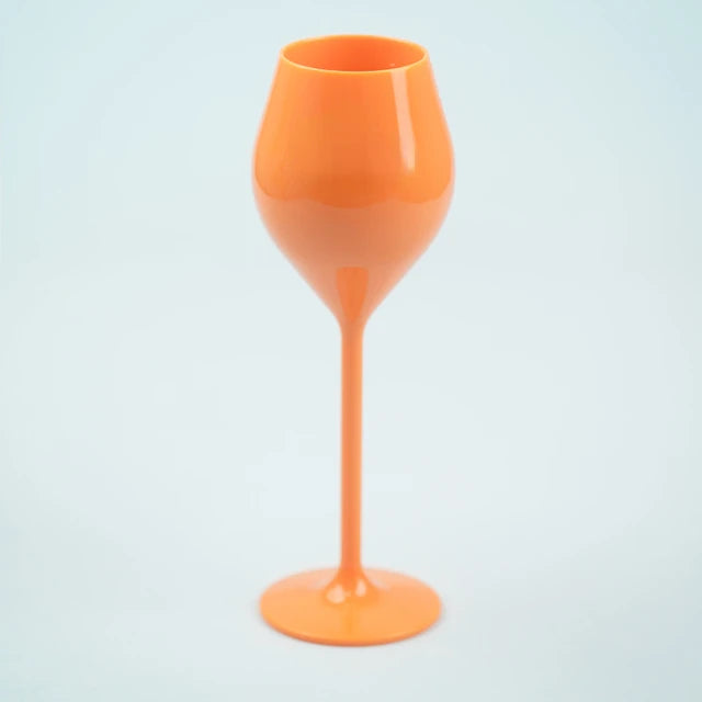 Acrylic Vueve Champagne Flutes Glasse
