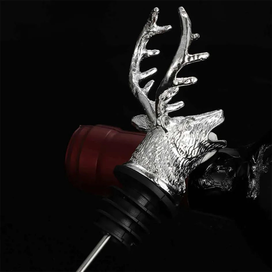 Alloy Head Mouth Wine And Whiskey Pourer