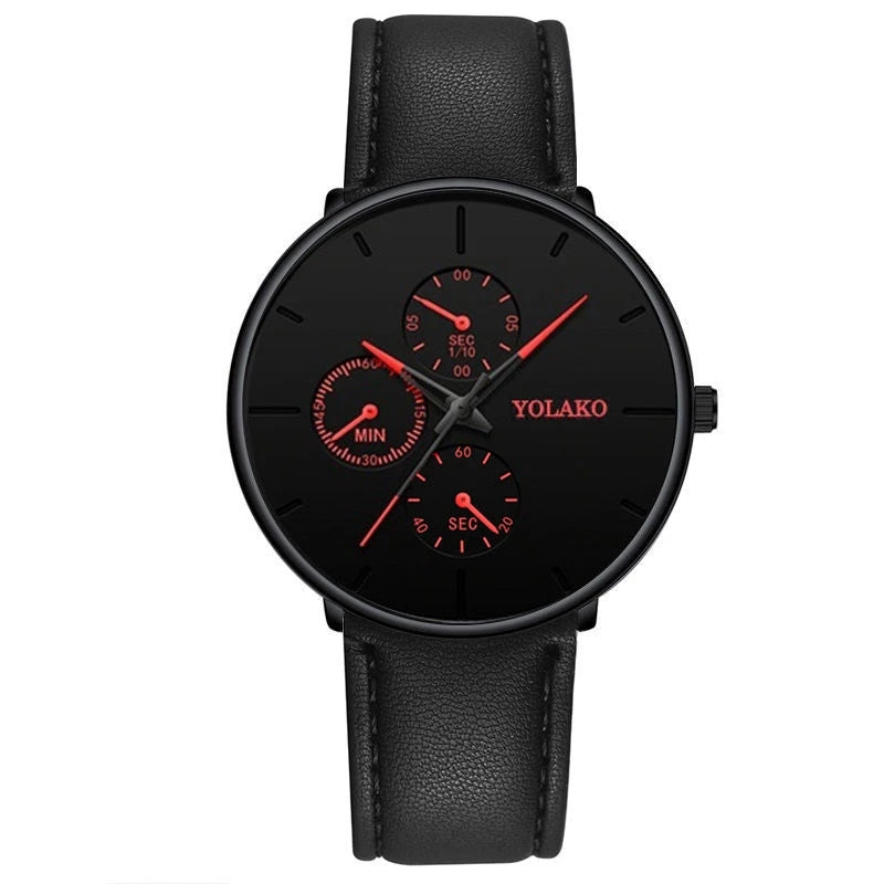 Luxury Business Men Fashion Watches Ultra Thin Steel Mesh Belt