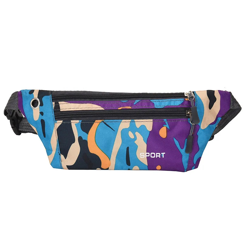 Men And Women Sport Waist Fanny Pack Or Crossbody Wallet Belt