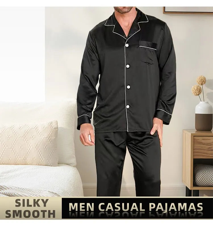 Men Ice Silk Pyjamas
