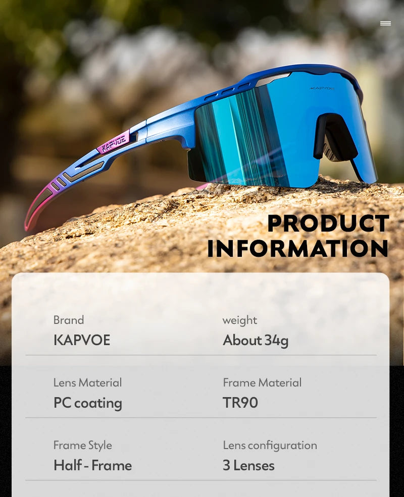 Men And Woman Cycling Polarized Sunglasses