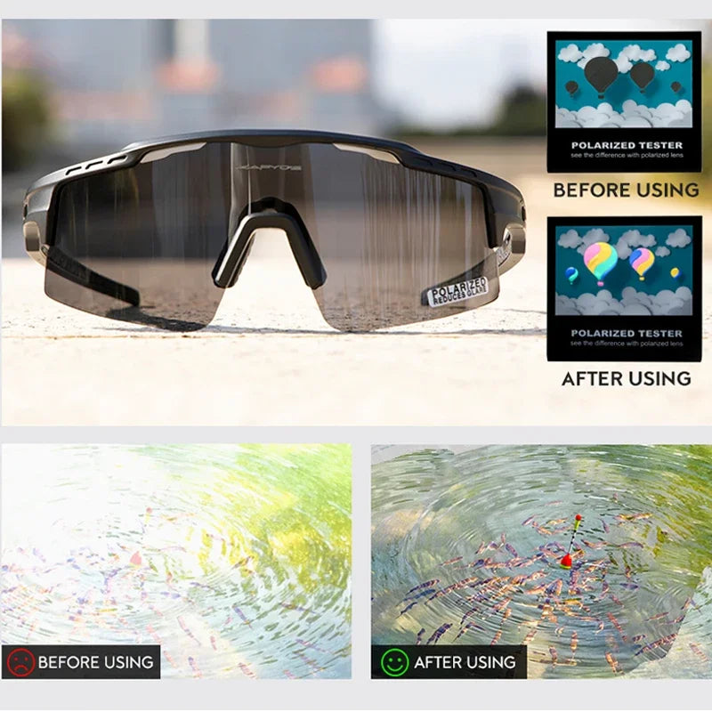 Men And Woman Cycling Polarized Sunglasses