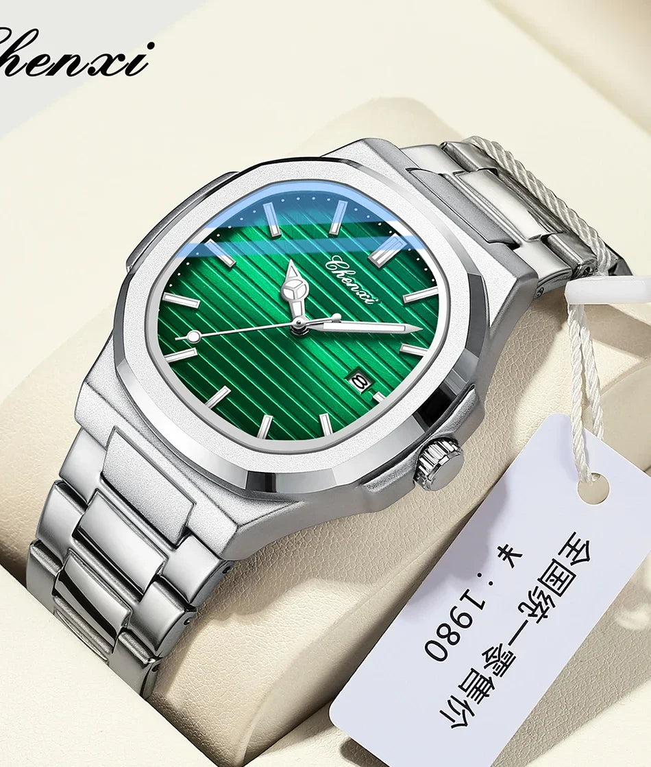 Men Fashion Steel Luminous Casual Business Watch