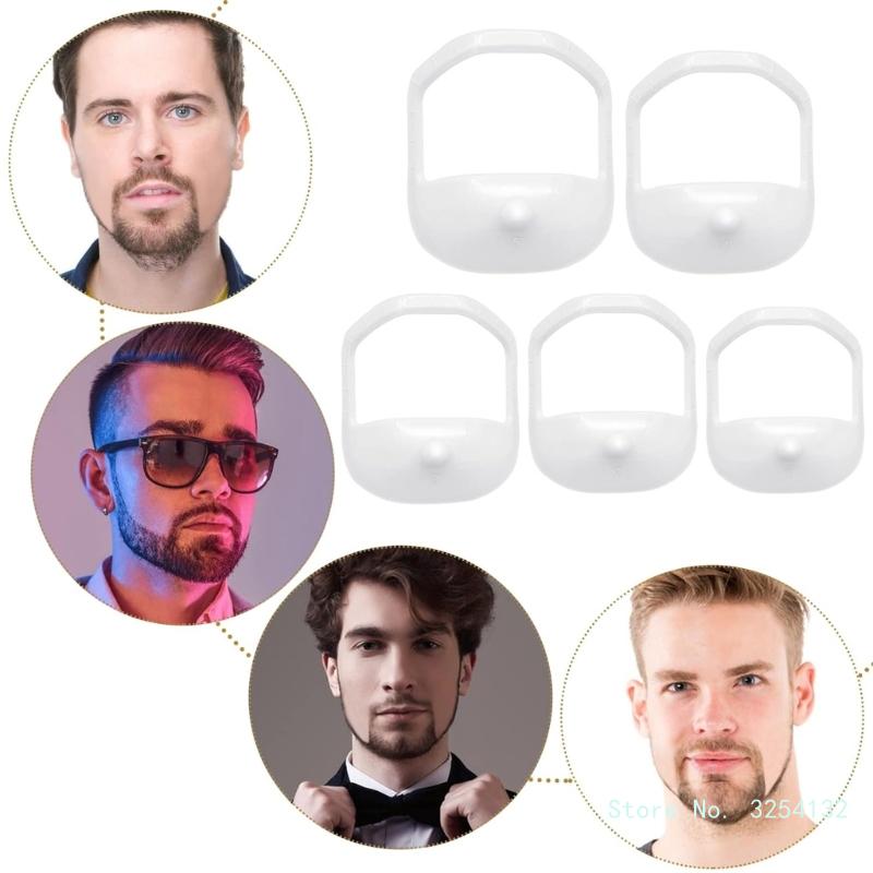 5 PCS Goat Beard Shaving Styling Template for Men