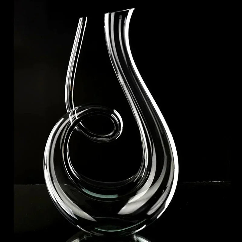 1500 ml Harp Swan High Grade Crystal shaped Wine Decanter Gift Wine Separator