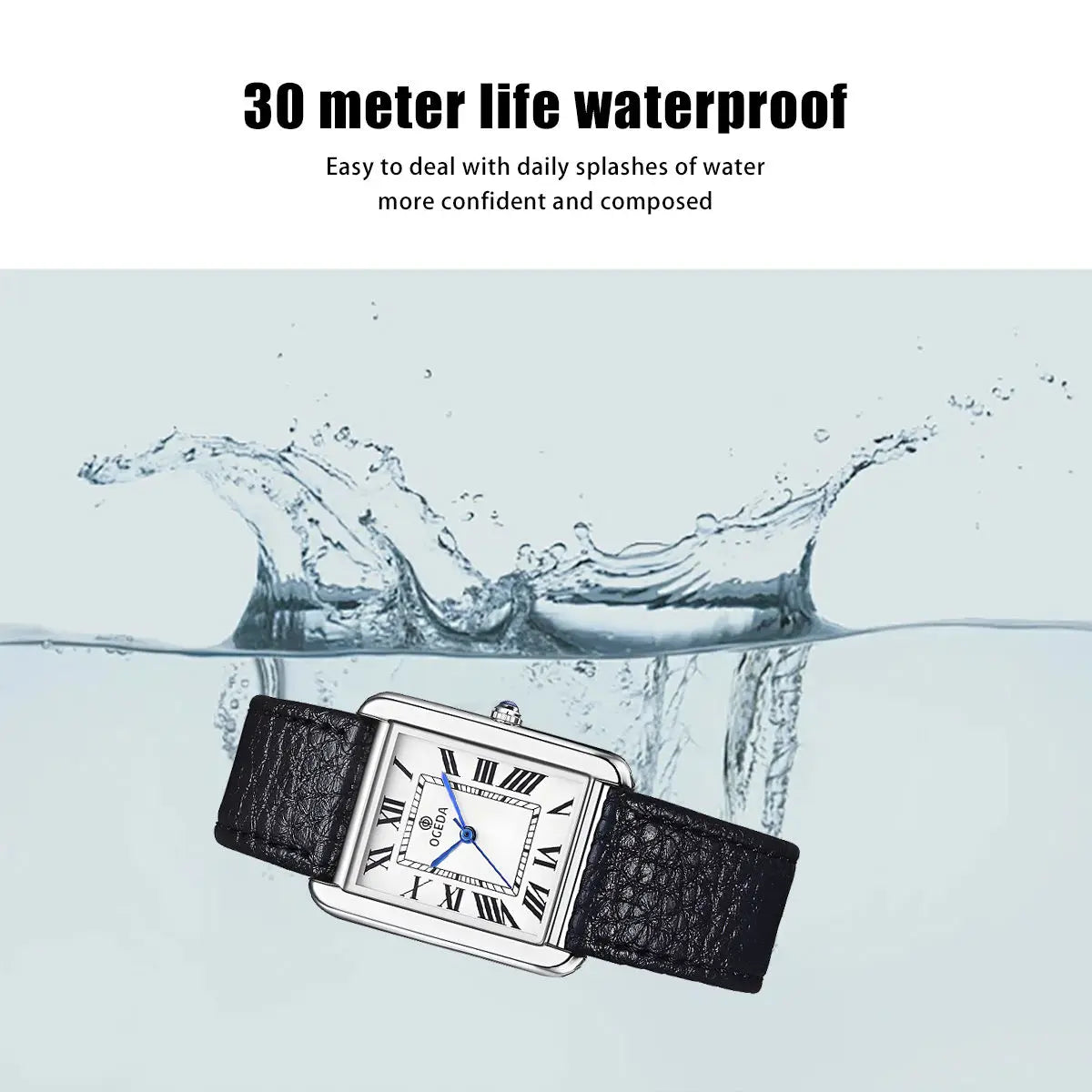 Men's Quartz Watch Sapphire With Stainless Steel Case