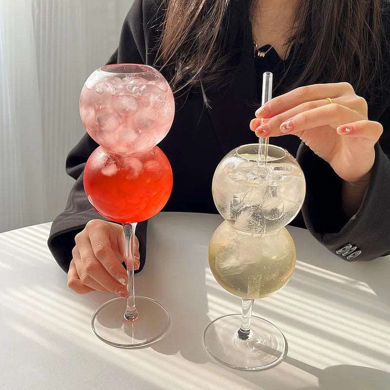 Creative Drinkware Goblet Bubble Ball Cocktail Glass