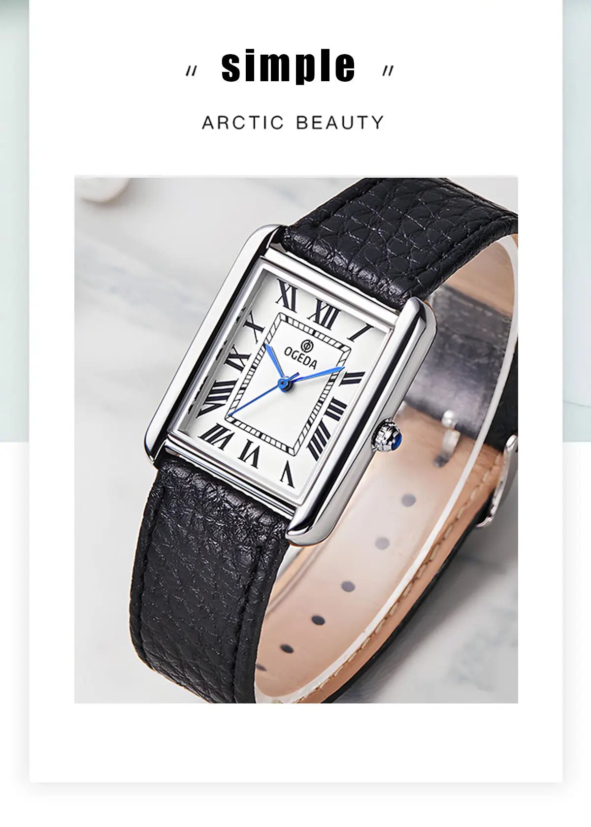 Men's Quartz Watch Sapphire With Stainless Steel Case