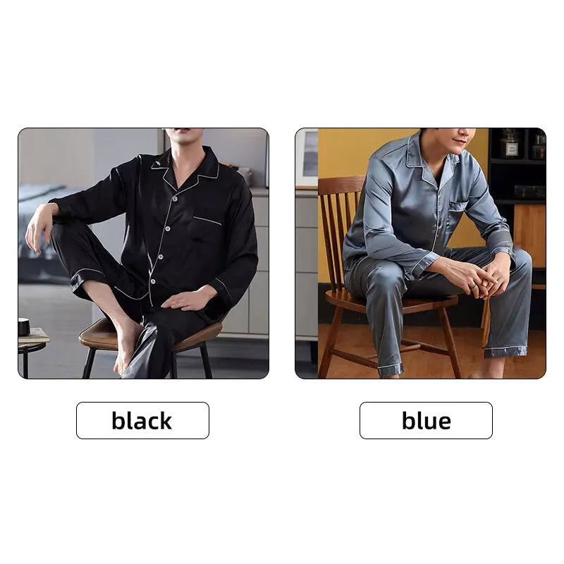 Men Ice Silk Pyjamas