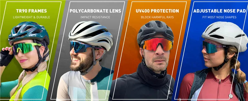 Men And Woman Cycling Polarized Sunglasses