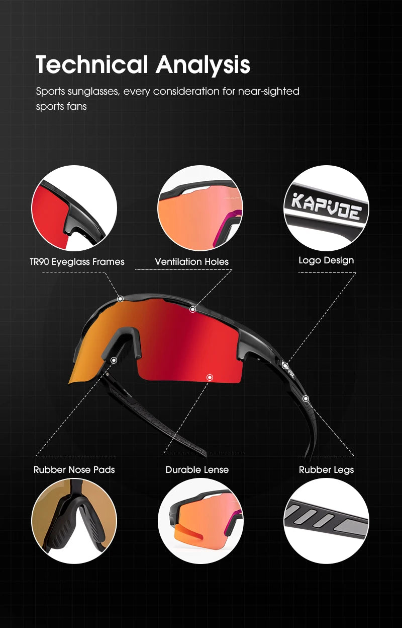 Men And Woman Cycling Polarized Sunglasses
