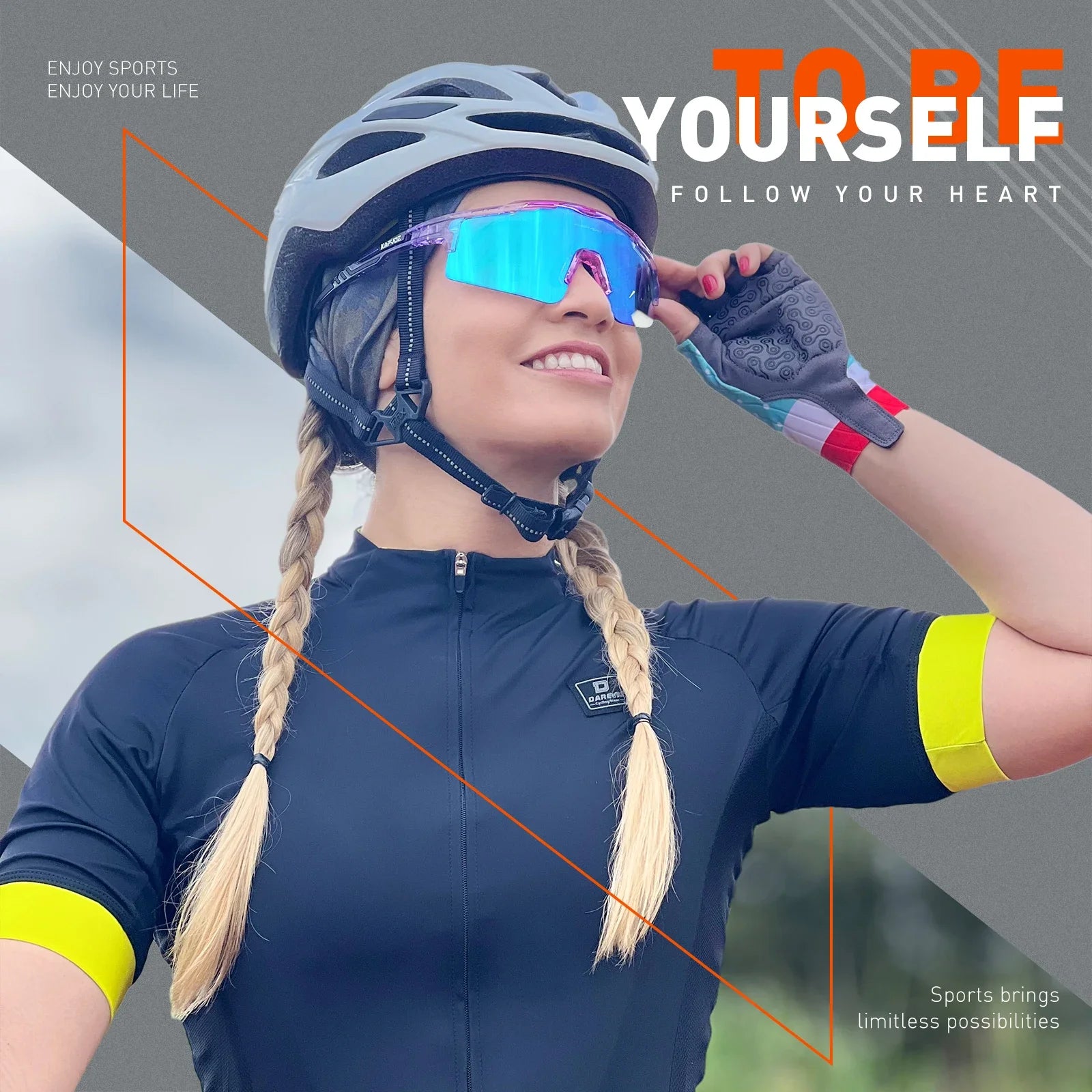 Men And Woman Cycling Polarized Sunglasses