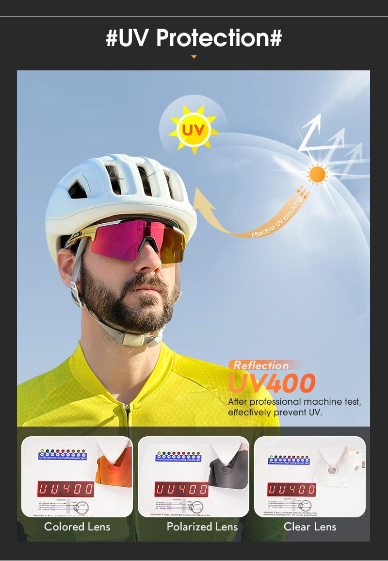 Men And Woman Cycling Polarized Sunglasses