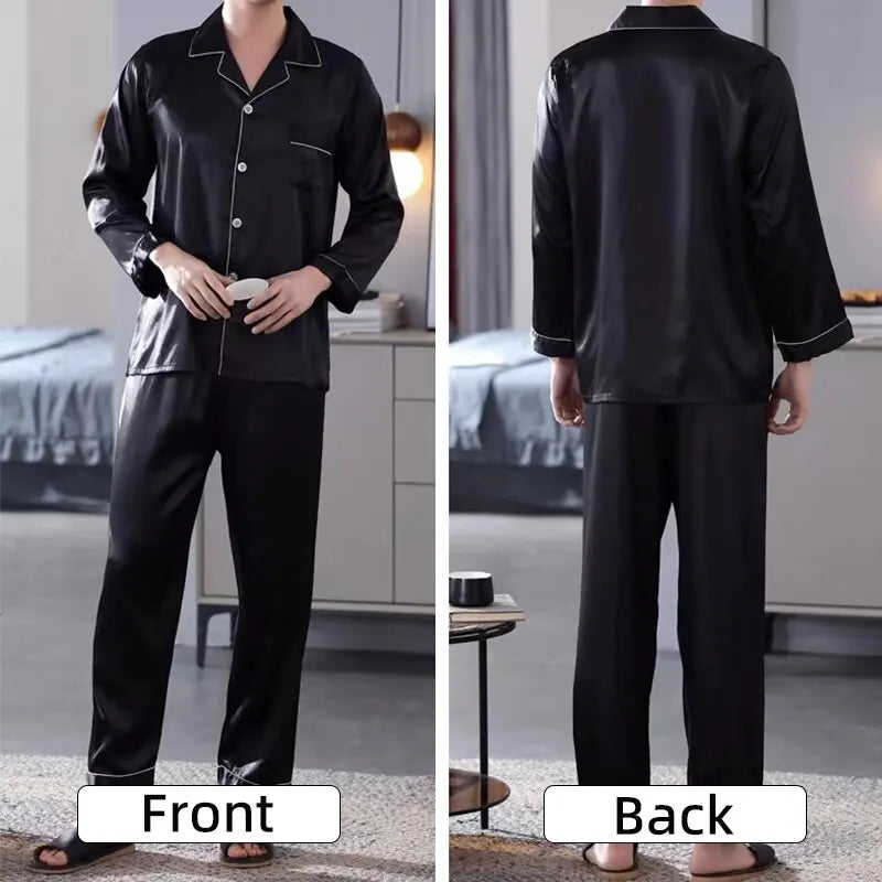 Men Ice Silk Pyjamas