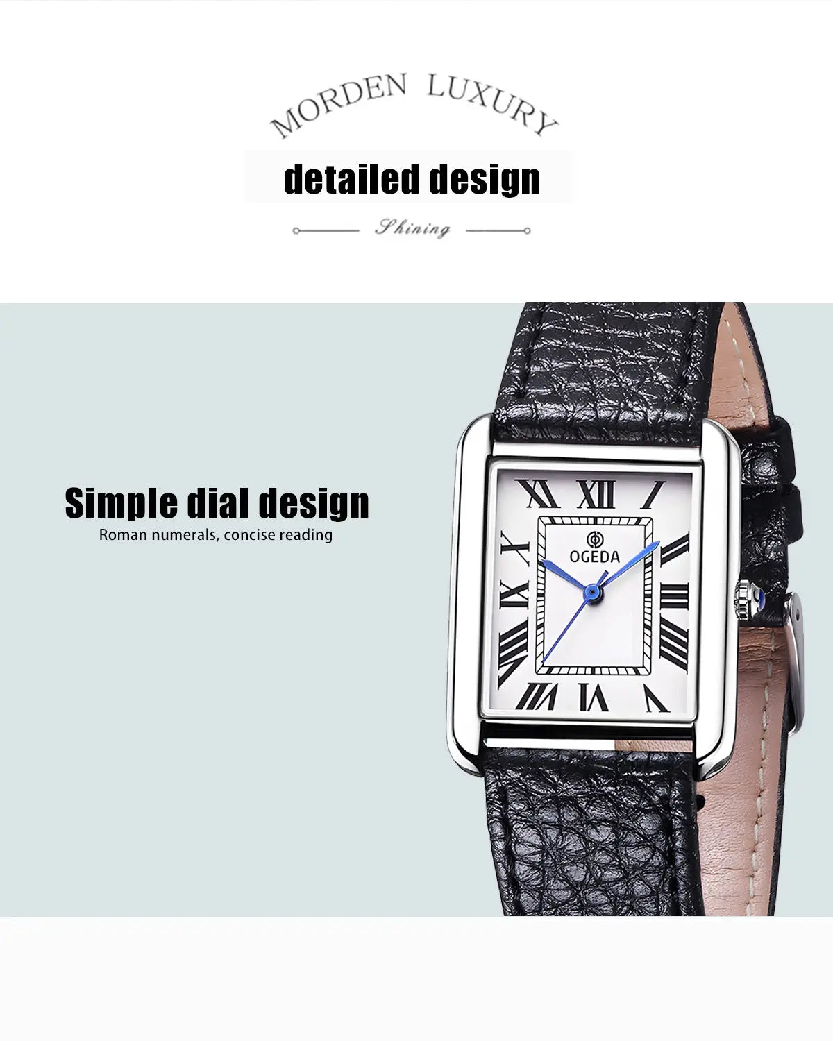 Men's Quartz Watch Sapphire With Stainless Steel Case