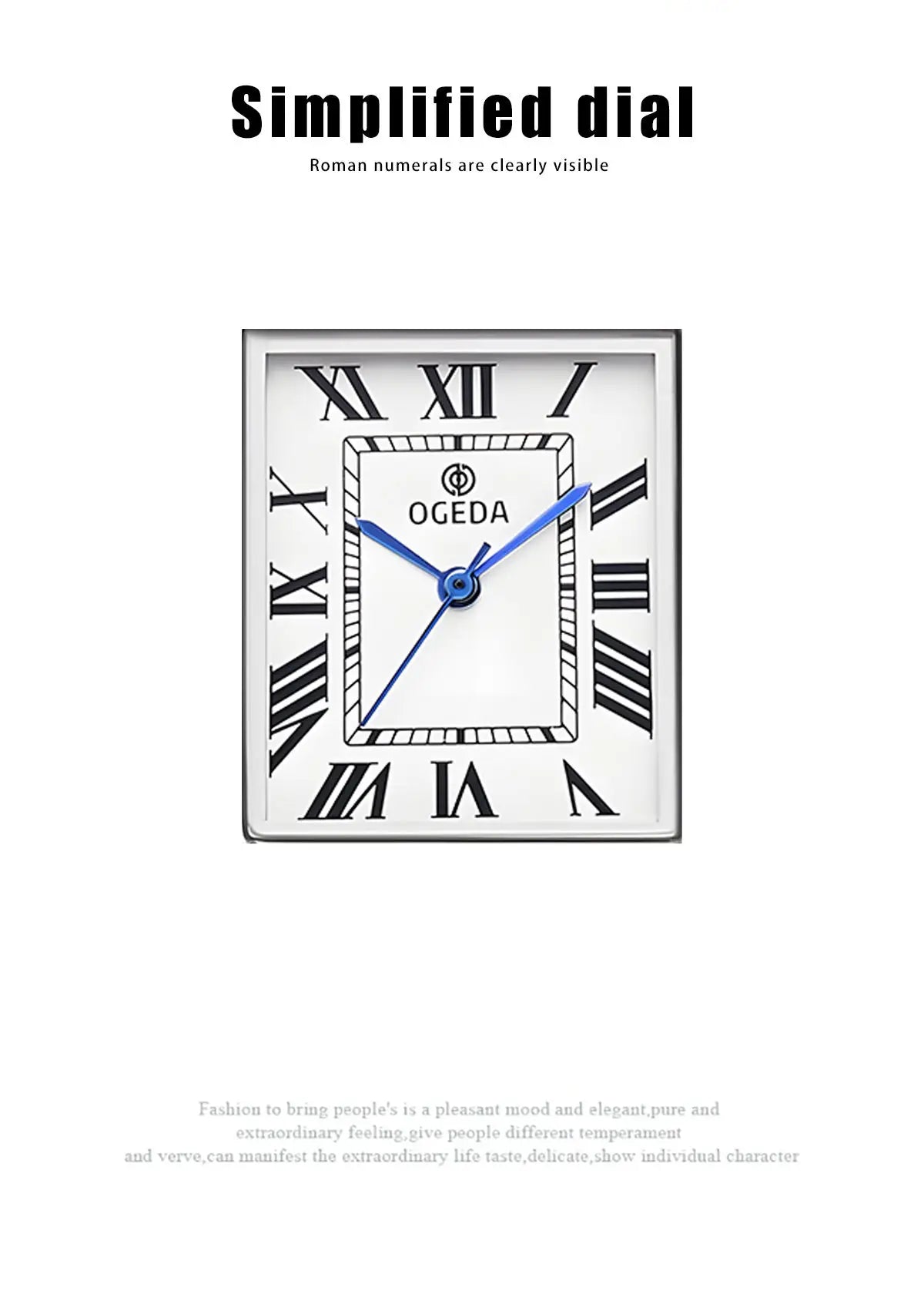 Men's Quartz Watch Sapphire With Stainless Steel Case