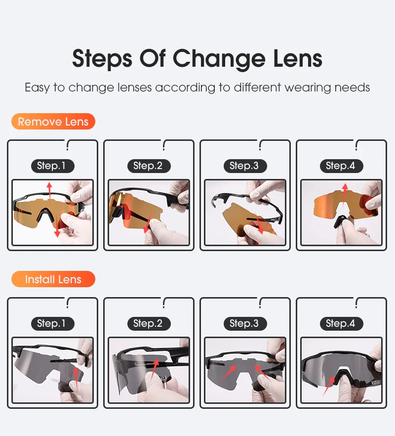 Men And Woman Cycling Polarized Sunglasses